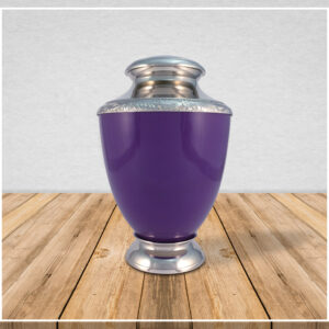 Silver Violet Full Capacity Urn