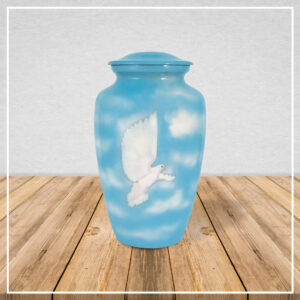 Dove in Clouds Full Capacity Urn