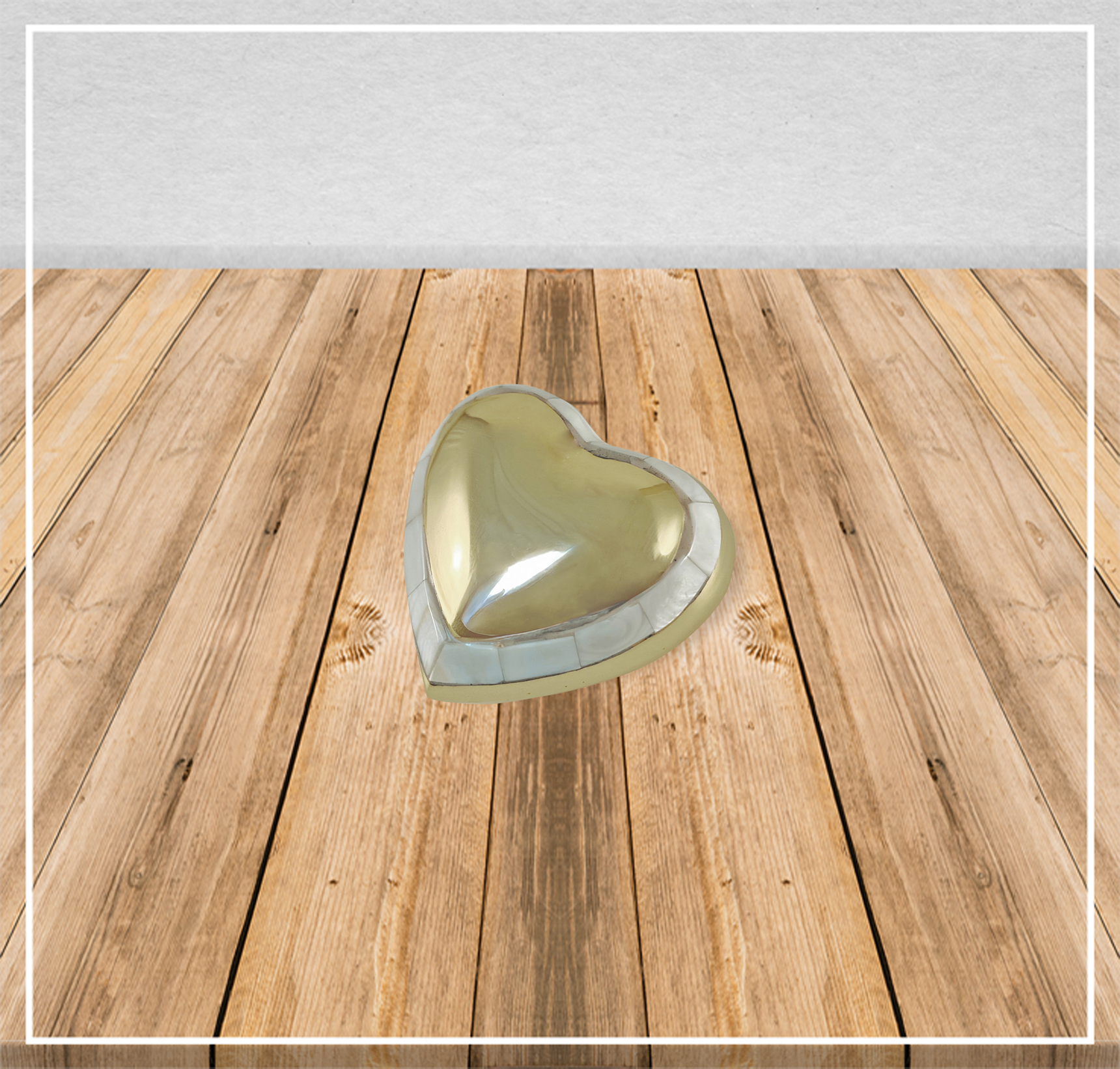 Mother of Pearl Heart