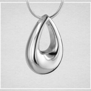 Stainless Steel Teardrop Pendant
