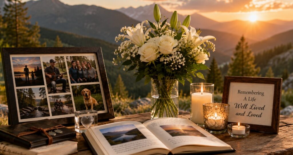 mountain backdrop representing personalized cremation services Blue Springs, MO